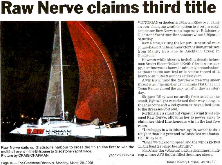 Raw Nerve claims third title - news article